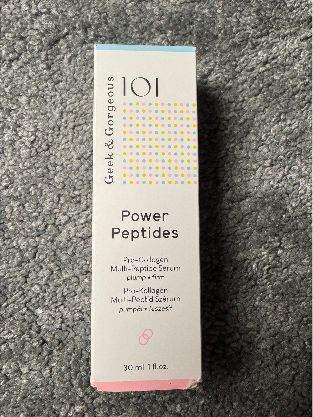 Geek & Gorgeous 101 Power Peptides Pro Collagen Multi Peptide Serum 30ml